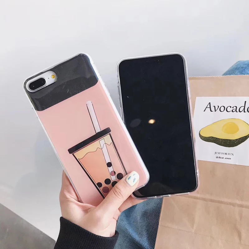 Косметическое зеркало мягкая задняя крышка чехол для телефона iphone 6 6S 7 8 Plus XS X MAX XR