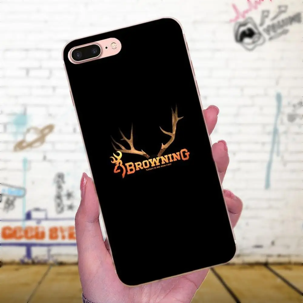 Мягкий силиконовый чехол Browning охотничья голова оленя для Galaxy A3 A5 A7 On5 On7 2015 2016 2017