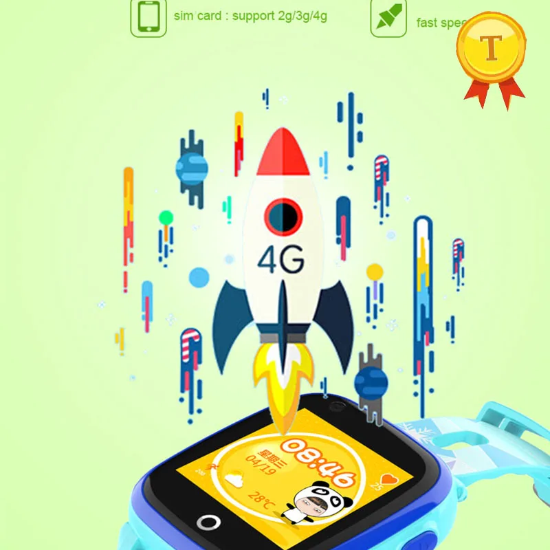 Смарт часы Детские Водонепроницаемые с поддержкой GPS 2G/3G/4G|Смарт-часы| |