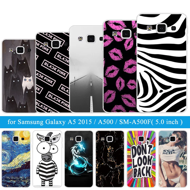 Для Samsung Galaxy A5 A500 A500F A5000 Роскошный чехол для телефона с рисунком зебры мягкий