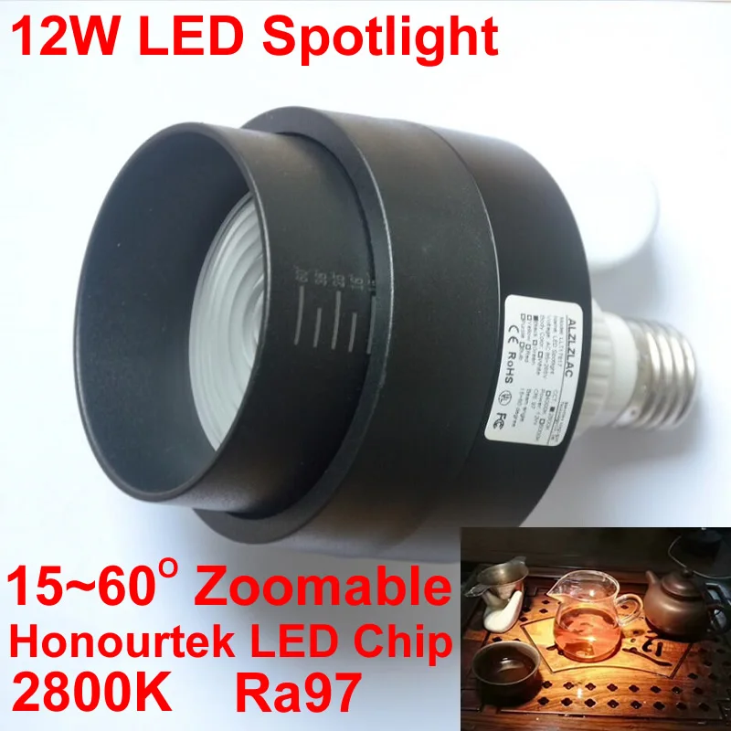 Новое свежее освещение Светодиодный точечный светильник 12 Вт E27 2800K