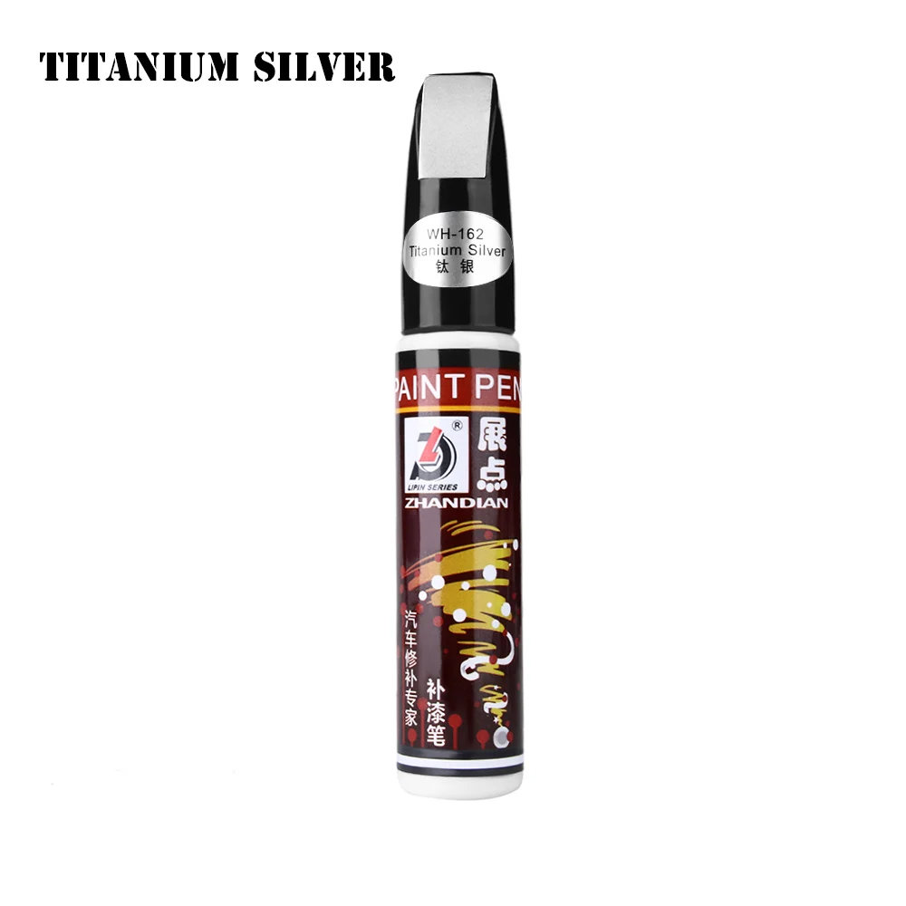 Titanium Silver 1 шт. водонепроницаемый Авто пальто царапины чистый ремонт краски ручка сенсорный аппликатор инструменты для ухода за авто - Цвет: Titanium Silver