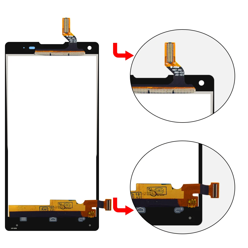 ЖК-дисплей для Huawei Ascend G700 G700-T00 G700-U00 сенсорный экран дигитайзер стекло в сборе