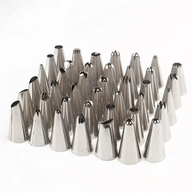 Многоразовые насадки для крема кондитерские из нержавеющей стали 35 шт./компл.