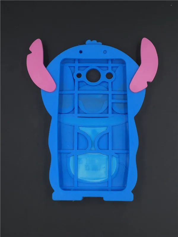 Милые 3D мультфильм Синий Стич Мягкий силиконовый чехол для Huawei Y3 MT6737M CRO-L02 CRO-L22 5," чехол для телефона