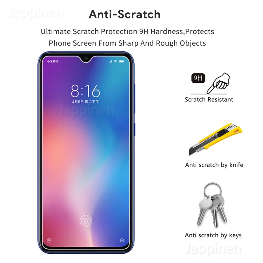 Оптовая продажа 50 шт./партия Защита экрана для xiaomi Pocophone F1 закаленное стекло Redmi Note