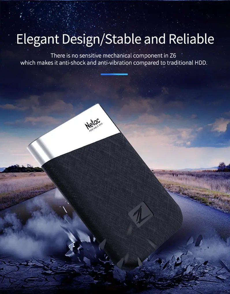 Netac Z6 hhd Дискотека Дуро внешних ssd USB 3,1 Портативный твердотельный накопитель внешний ssd esterno 480 GB ssd типа c хранения eaget nas-сервер usb ssd