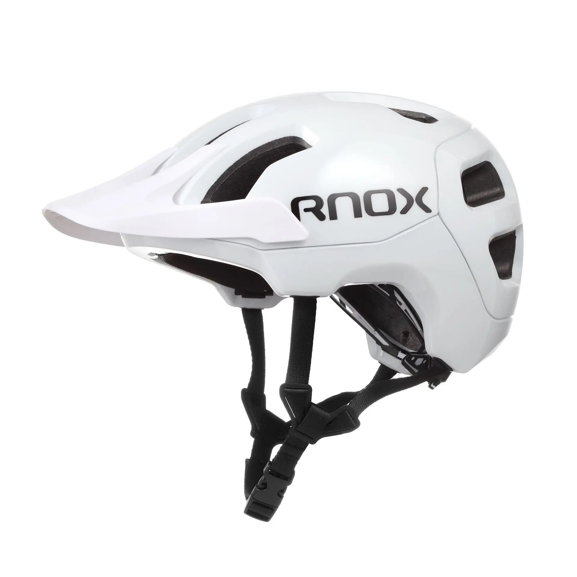 white RNOX Trail XC велосипедный шлем vtt MTB горный велосипедный шлем для взрослых мужчин красный велосипедный шлем Casco Ciclismo оборудование - Цвет: white