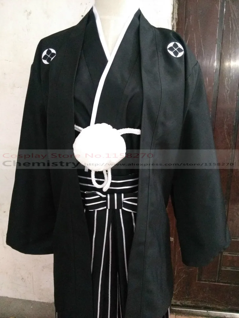 Черный костюм для косплея кимоно на заказ |