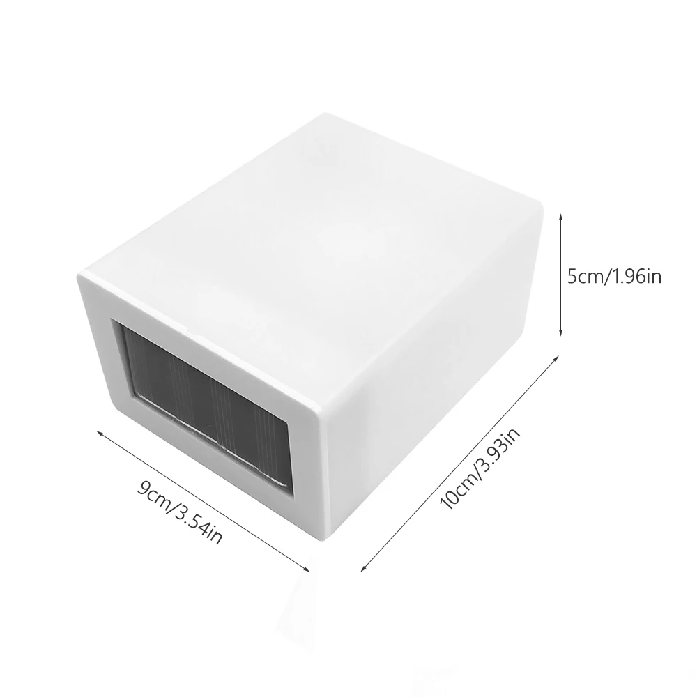 

Solar Square Wall Light Solar Powered Lamp IP65 Waterproof Rechargeable Night Light Outdoor Yard Porch Garden Lights 1/2/4 Pack