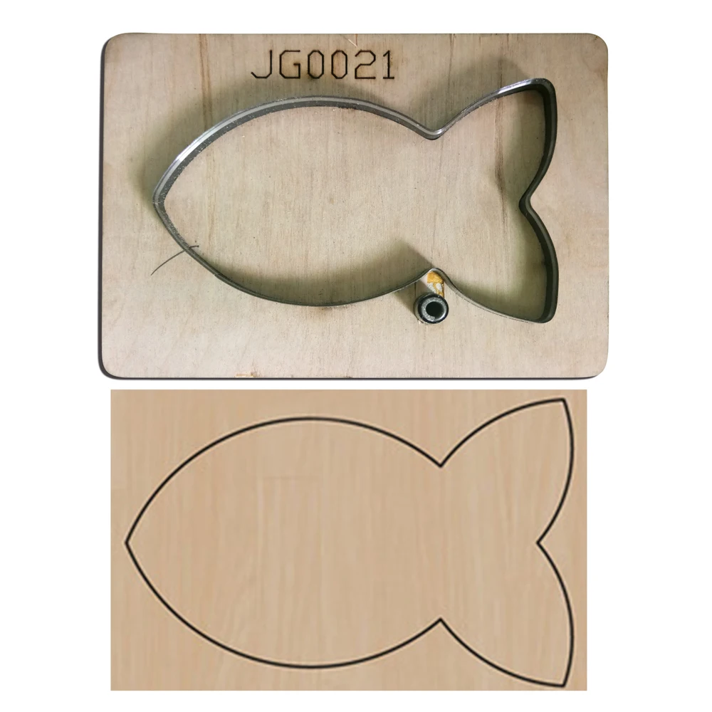 Estel Fish Frame прошитый трафарет для резки дерева новинка 2019 станок лазерной + металла