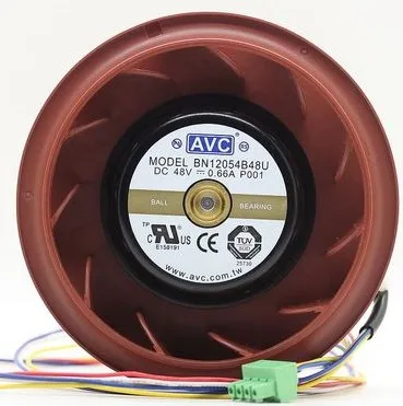 Оригинальный Для AVC BN12054B48U P001 48В 0 66a DC центробежный вентилятор охлаждения|Кулеры и