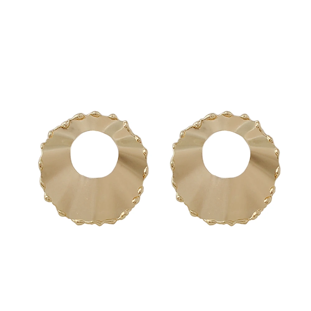 

Gold Color Big Geometric Stud Earrings for Women Statement Earrings