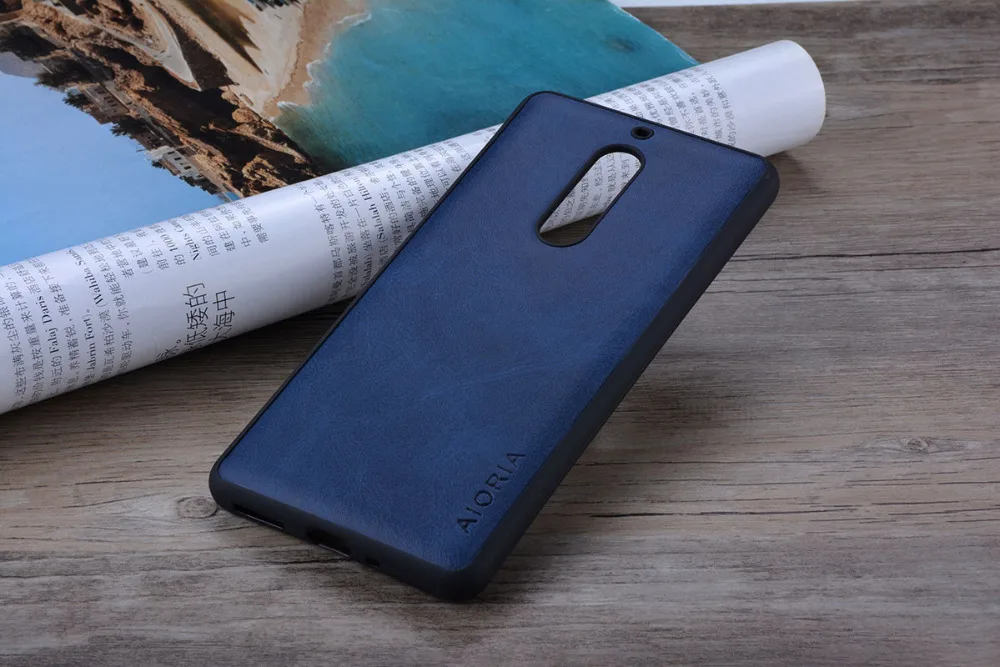 Для nokia 3 5 8 чехол Роскошный винтажный PU коровья кожа узор Капа кожаный чехол для телефона чехол s для nokia 3 5 8 coque funda