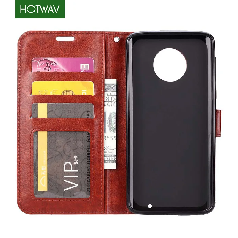 HOTWAV Moto G6 плюс 5 9 дюймов флип чехол PU кожаный для Motorola P Бумажник Обложка с