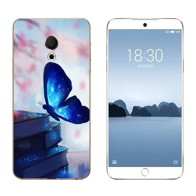 5 46 &quotдля Meizu 15 Lite Мягкий ТПУ силиконовый чехол для M15 задняя крышка Coque Fundas