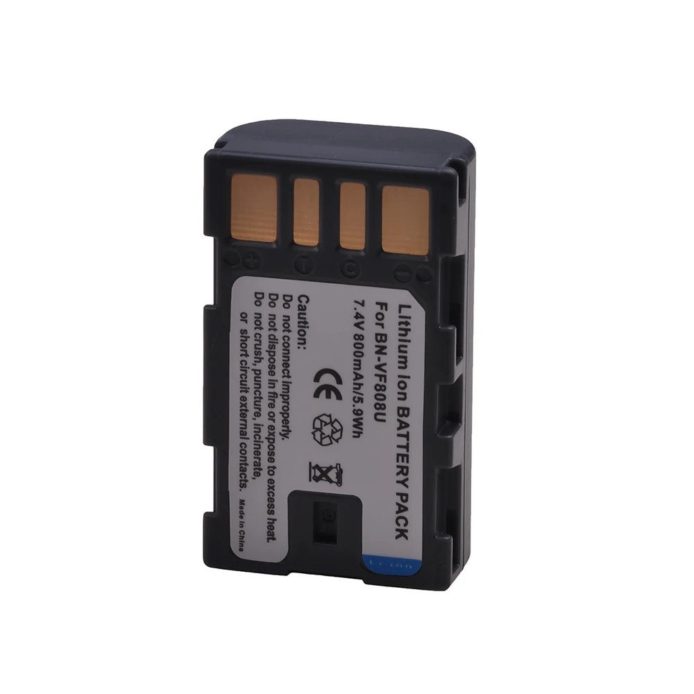 Tectra 2 шт. BN-VF808 BN-VF808U BN VF808 Батарея для JVC GR-D790 GZ-MG255 GZ-MG155 GZ-MG130 GZ-MG135 GR-D770 GR-D771 Батарея
