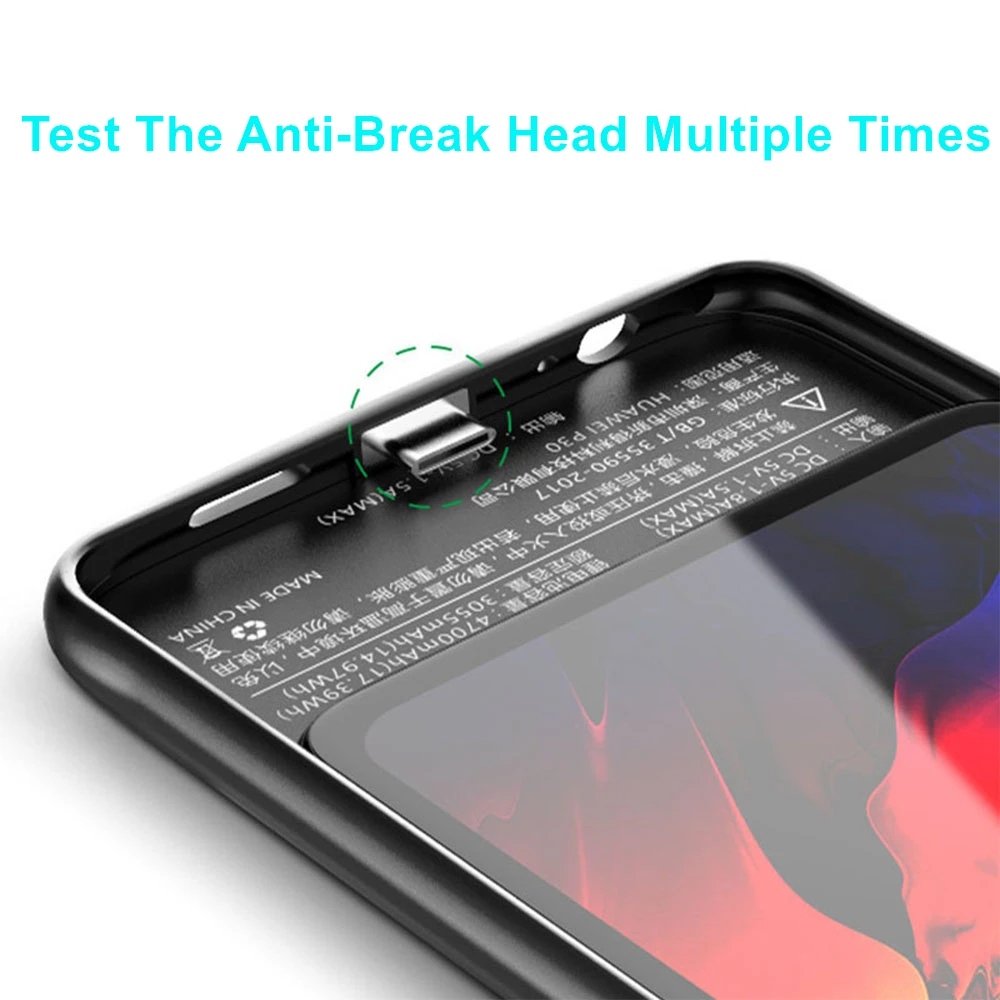 Чехол для аккумулятора huawei P30 Lite, чехол для внешнего зарядного устройства 4700 мА/ч, чехол для аккумулятора huawei P30 lite