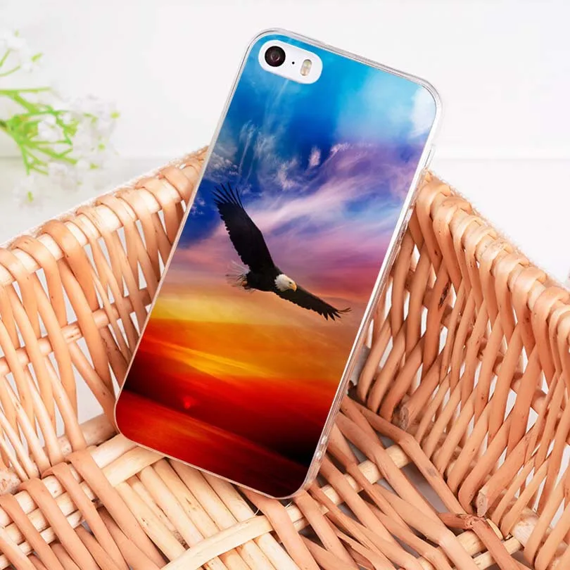 Мягкий чехол для телефона MaiYaCa black eagle fly the sky из ТПУ iPhone 8 7 6 6S Plus X XS MAX XR 5 5S SE 11pro max |
