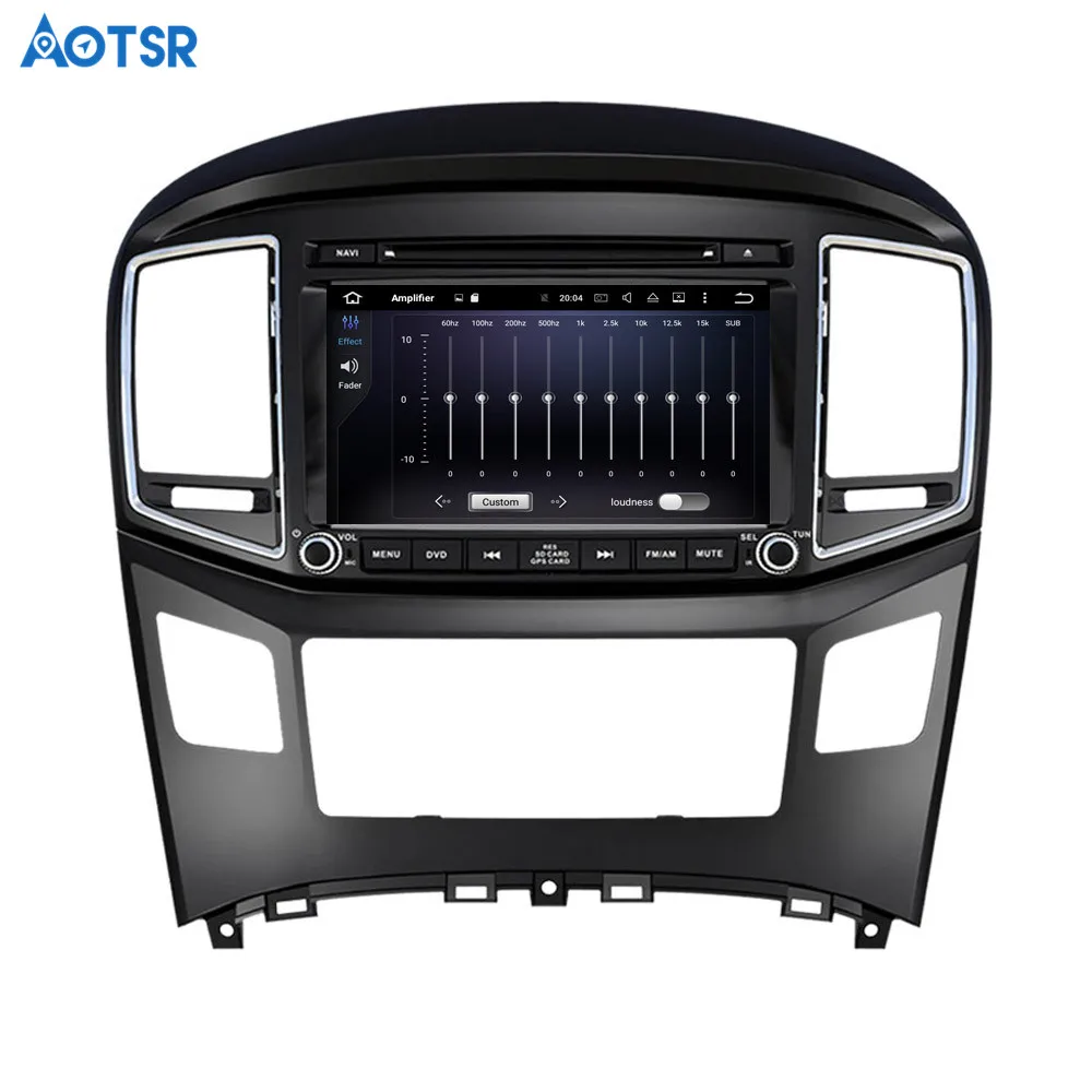 Aotsr Android 8 1 GPS навигация автомобильный DVD плеер для Hyundai H1 Grand 2016 2017 мультимедиа 2 din