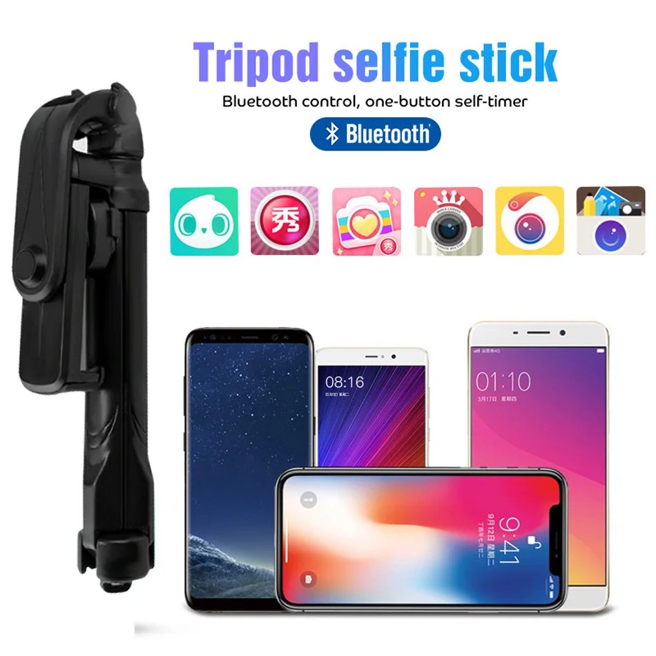 Oppselve 3 в 1 Bluetooth селфи палка штатив выдвижной монопод универсальный для iPhone XR X 7 8 6 S для samsung для huawei штатив