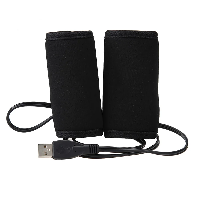 Новинка 1 пара 7/8 дюймовые мотоциклетные Грипсы с подогревом USB электрический