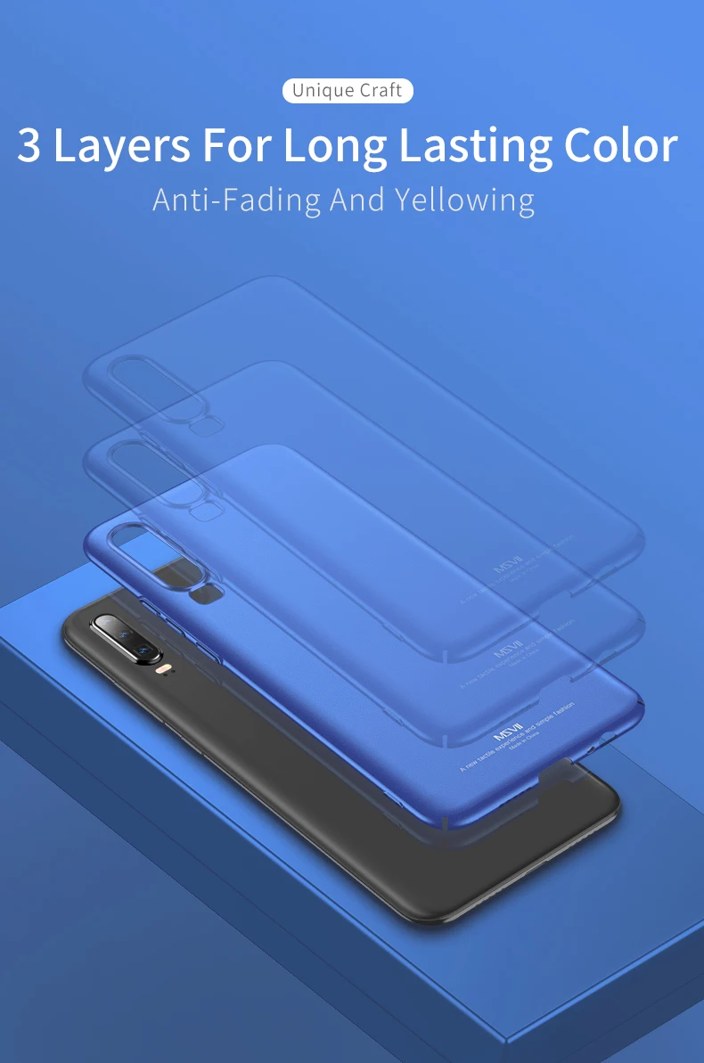Huawei P30 Pro Чехол MSVII Жесткий Тонкий матовый Coque для huawei P30 случае P 30 Pro Lite автомобильный держатель чехол для huawei 30 облегченная Чехол