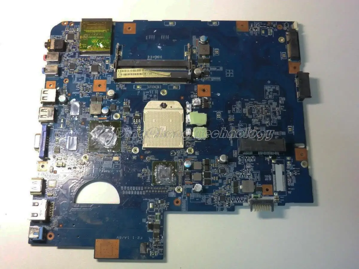 Оригинальный материнская плата для ноутбука Acer 5536 JV50-PU MB 48.4CH01.021 DDR2 Мб. P4201.004