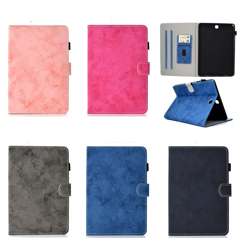 SM-T555 чехол для samsung Galaxy Tab A 9,7 SM-T550 T550 T555 P550 P555 Smart Cover Funda, защитная Подставка для планшета+ пленка+ ручка