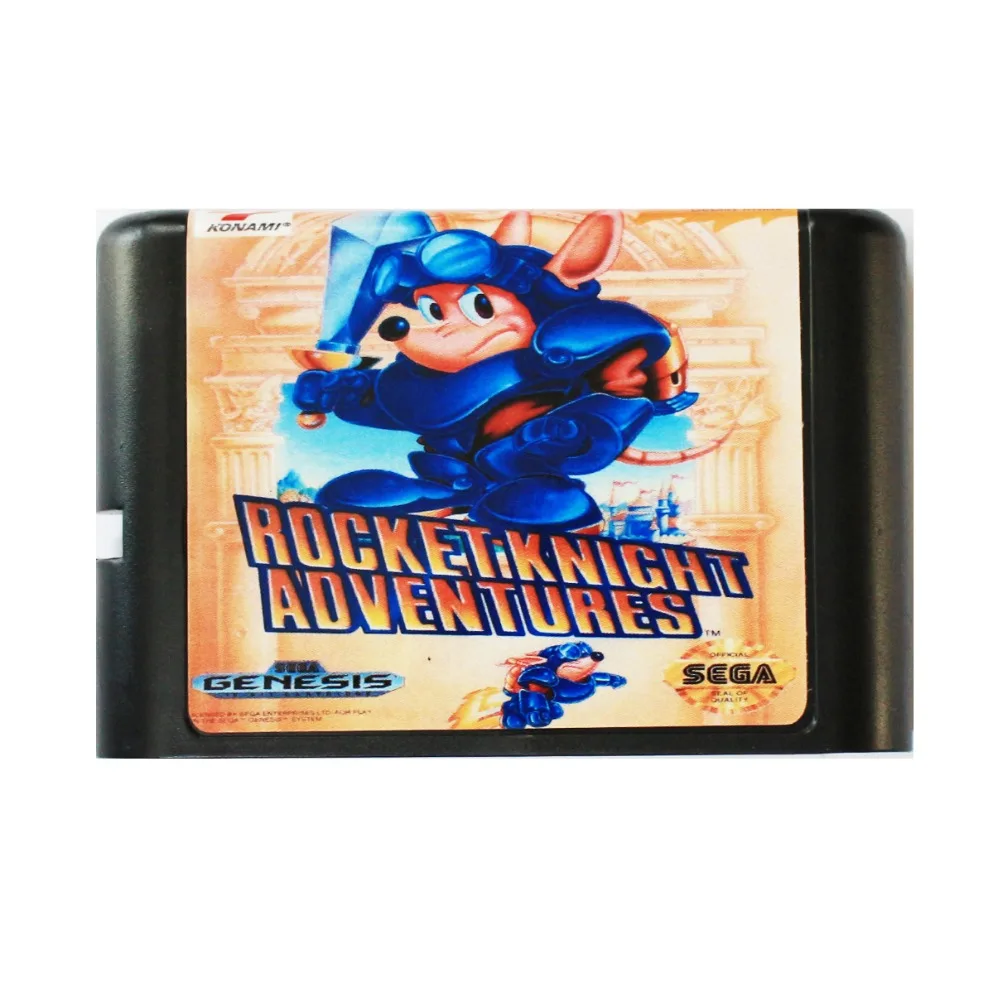 Rocket Knight Приключения 16 бит MD карточная игра для Sega игры SEGA Mega Drive Genesis|Картриджи| |