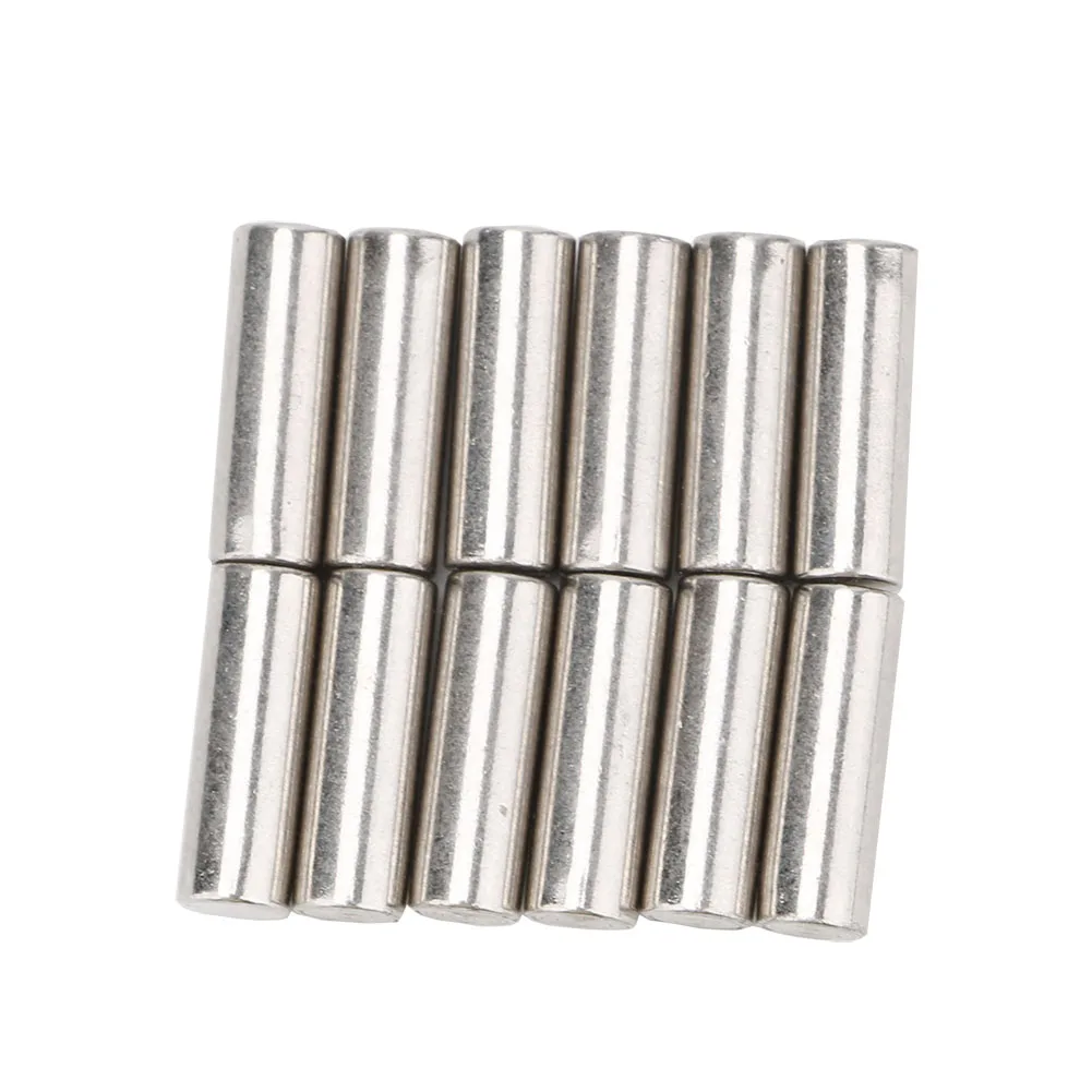 12pcs Electric Guitar Humbucker Pickup Metal Pole Slug Unmagnetized Rods 18mm/15mm Length 5mm Diameter | Спорт и развлечения