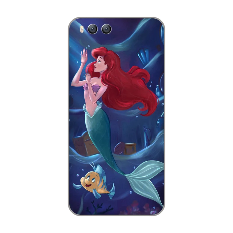 Disney1 аниме cute Little Mermaid Отпечатано Мягкие TPU силиконовый чехол для xiaomi 3 note3 4 4c 5S 5 6