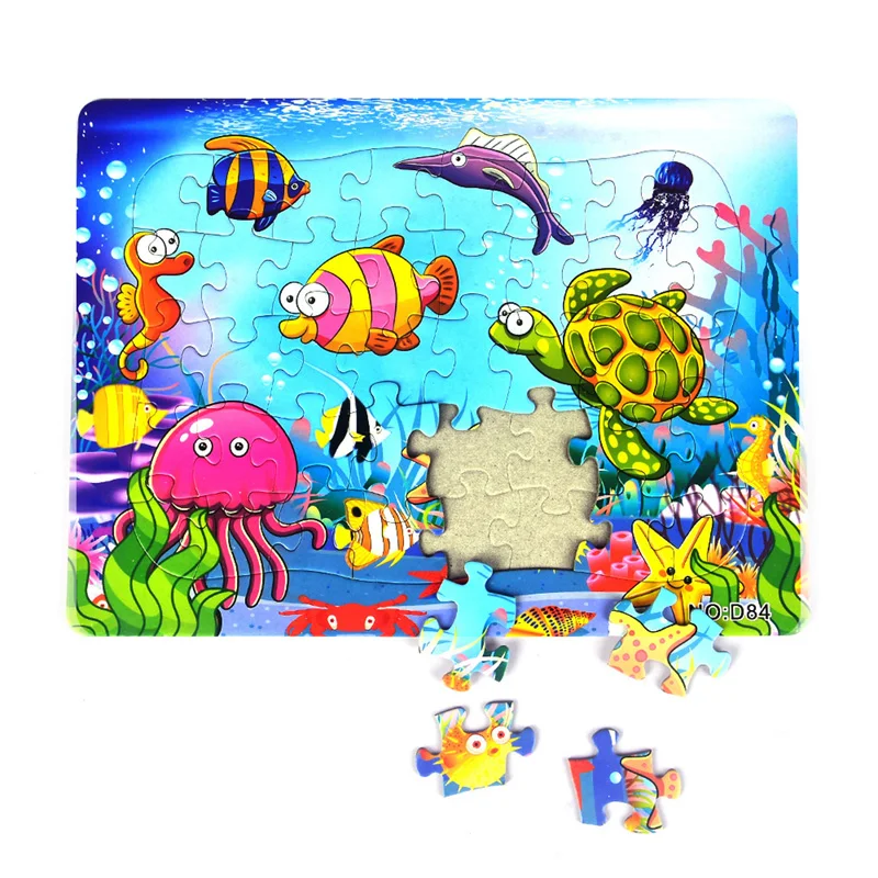 3D бумажные головоломки игрушки для детей brinquedos океан мир Головоломка