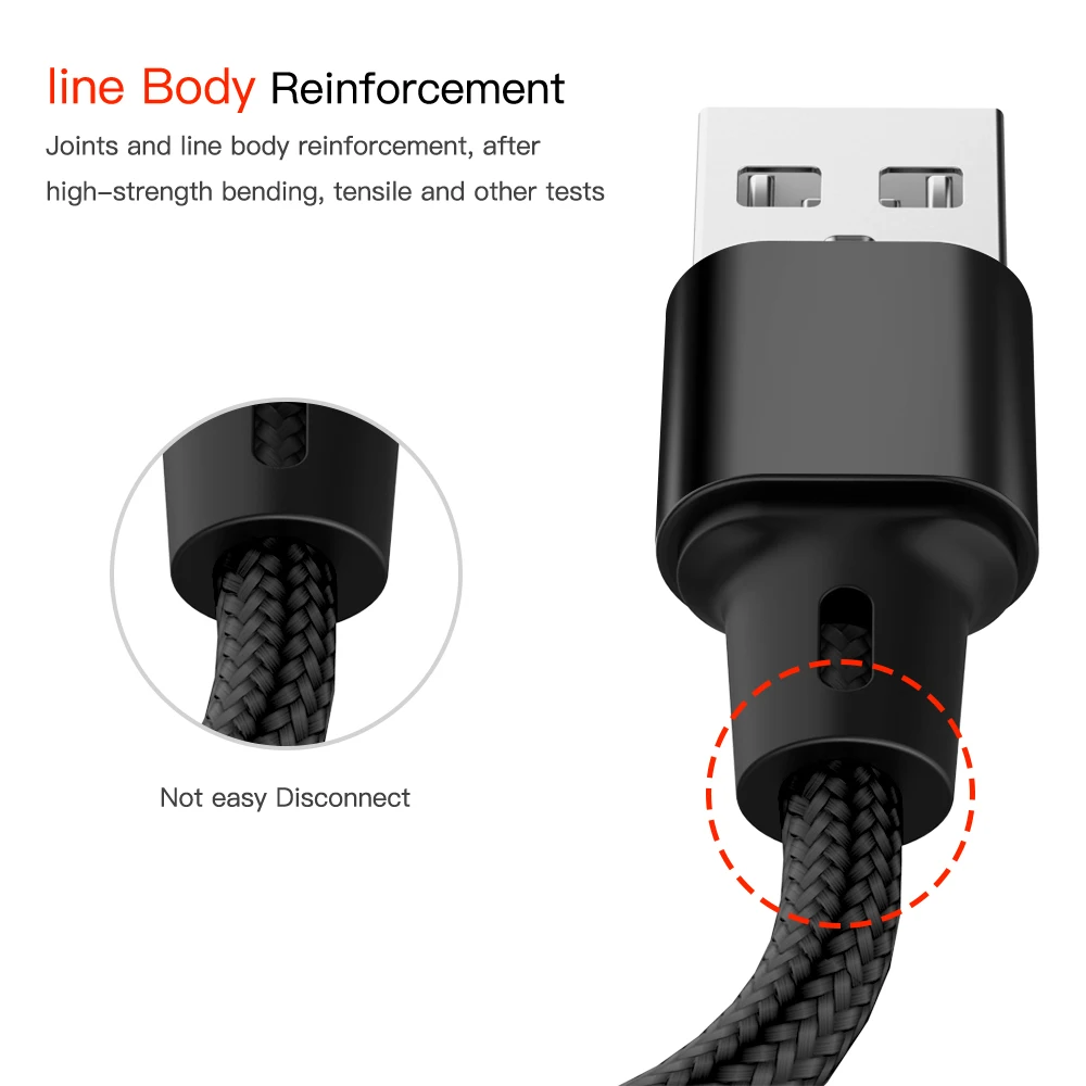 3 In 1 USB Cable For iPhone XS X 8 7 6 Charging Charger Micro USB Cable For Android USB TypeC Mobile Phone Cables For Samsung S9