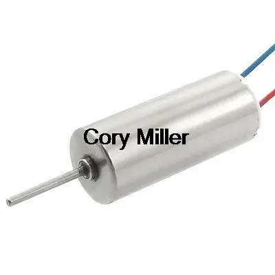 6 мм x 14 магнитный без сердечника двигатель 3.7VDC 45000 об/мин для самолета вертолета |