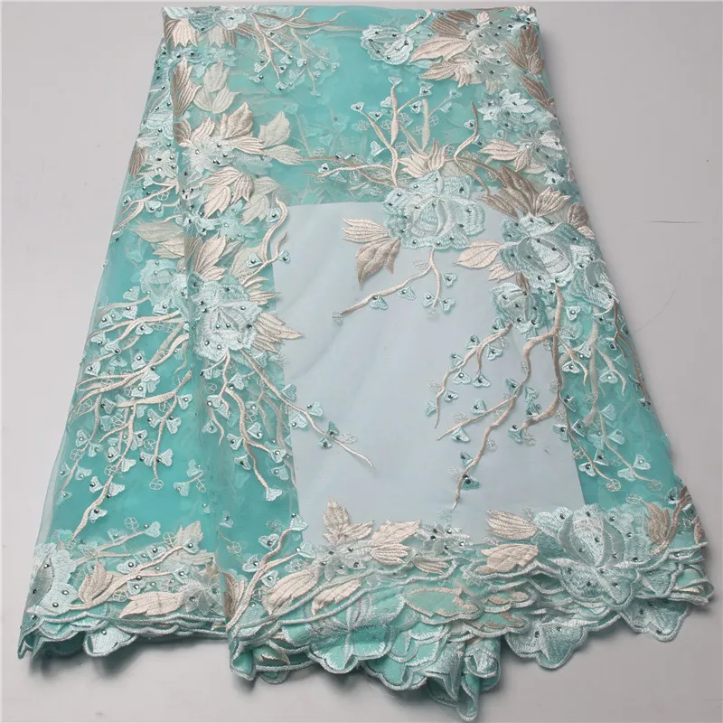 Новые поступления французский чистая кружевной ткани 2017 последние Африканские