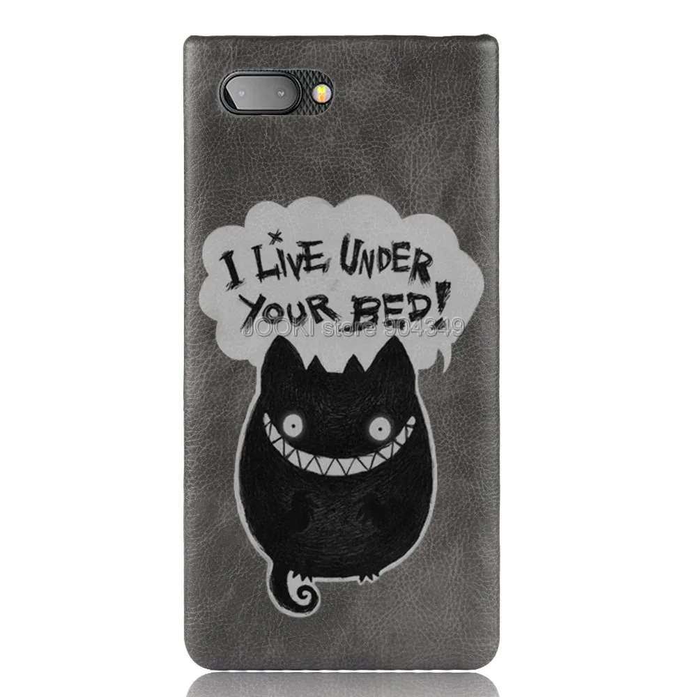 1pcs PU Back Case Чехол для BLACKBERRY KEY2 из 4,5 кожи, чехол из искусственной кожи чехол для задней крышки для BLACKBERRY KEY 2 KEYTWO KEY TWO BBF100 на заказ DIY Print - Цвет: 1pcs PU Back Case