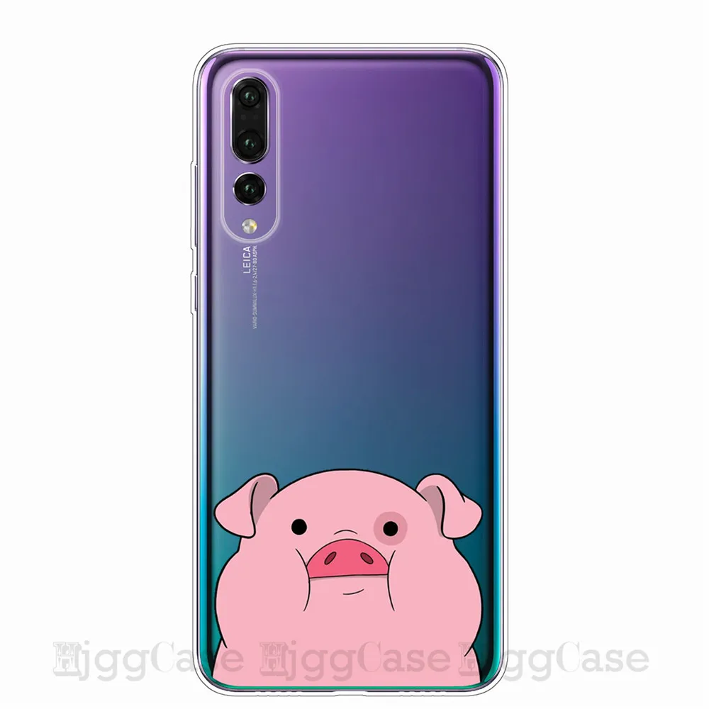 Забавный милый поросенок напечатанный телефон для huawei P10 P20 P30 Lite Pro чехол