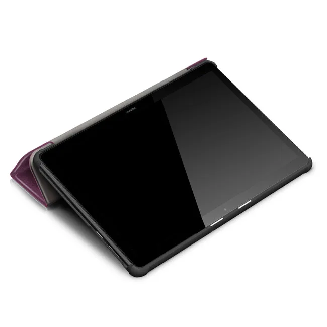 Закаленное стекло Защитная пленка+ чехол из искусственной кожи для huawei MediaPad T5 10 AGS2-W09 AGS2-L09 AGS2-L03 10," планшет