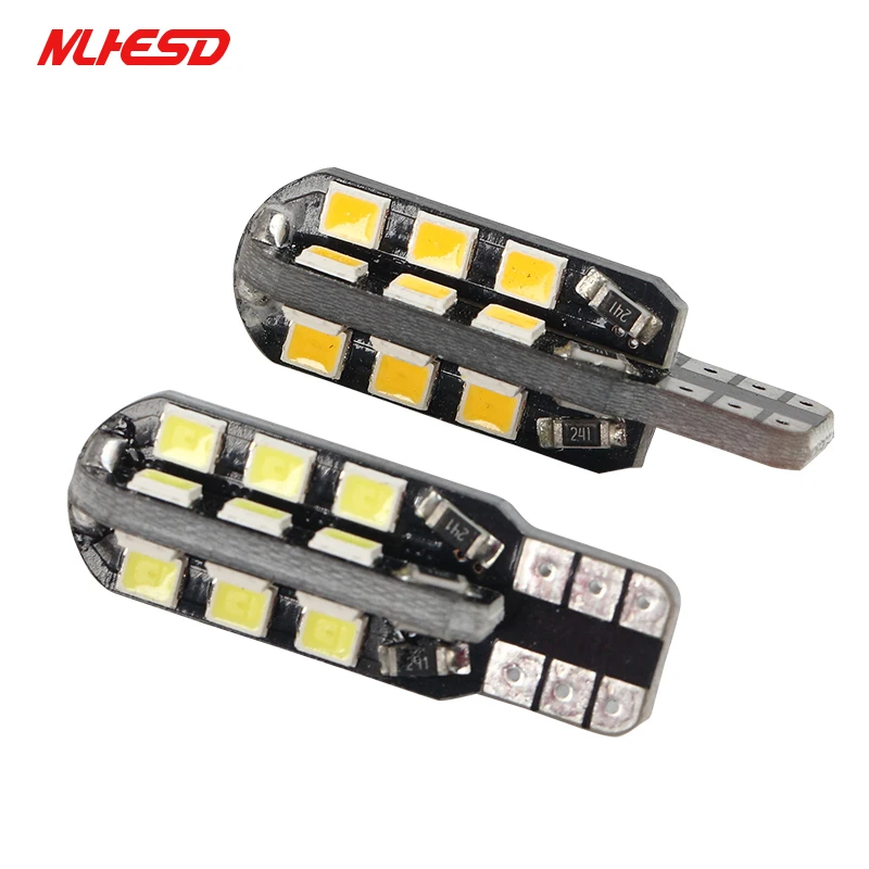 100 шт./компл. T10 24smd 2835 smd светильник t10 24led клиновидные боковые парковочная лампа