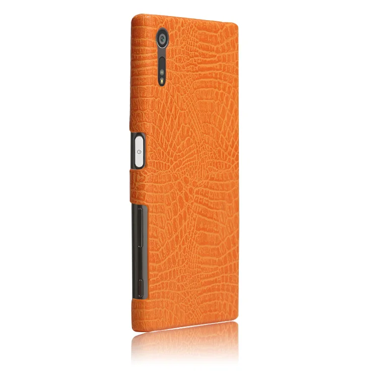 Case For Sony Xperia XZ X Z ZX F8332 F8331 601SO SO-01J Fitted Leather Phone Cover F 8332 8331 SO 01J Alligator Coque |