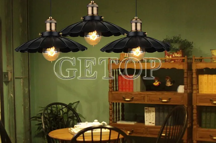 Винтажная американская промышленная лампа 1 шт. Ретро ностальгия светодиодные