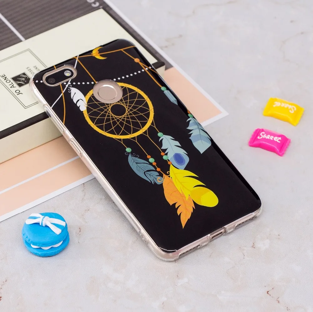 Силиконовый светящийся чехол для coque Huawei P9 Lite mini Y6 Pro 2017 SLA-L02 SLA-L22 P20 |