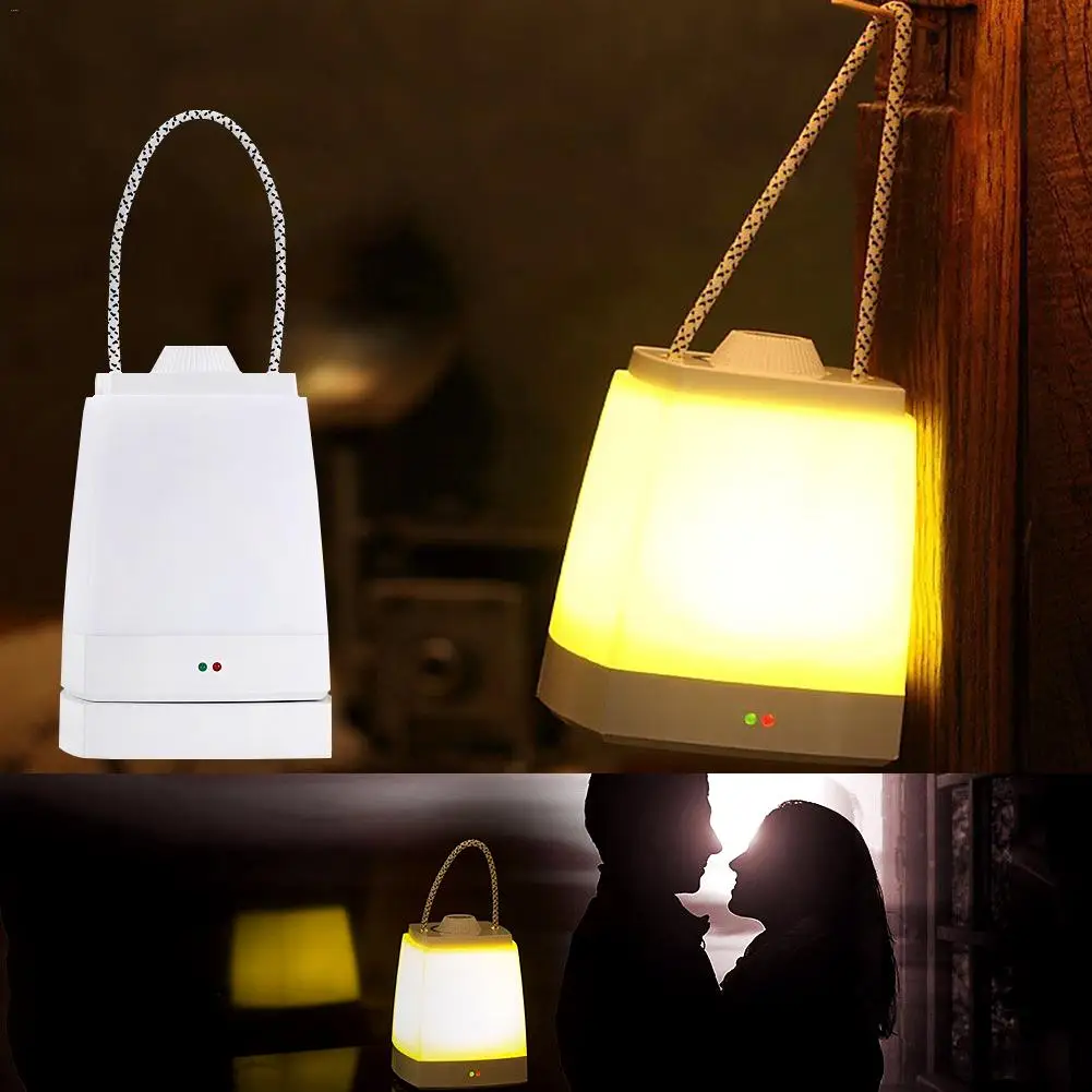 Портативный светодиодный ночник с зарядкой через USB уличная лампа плавным