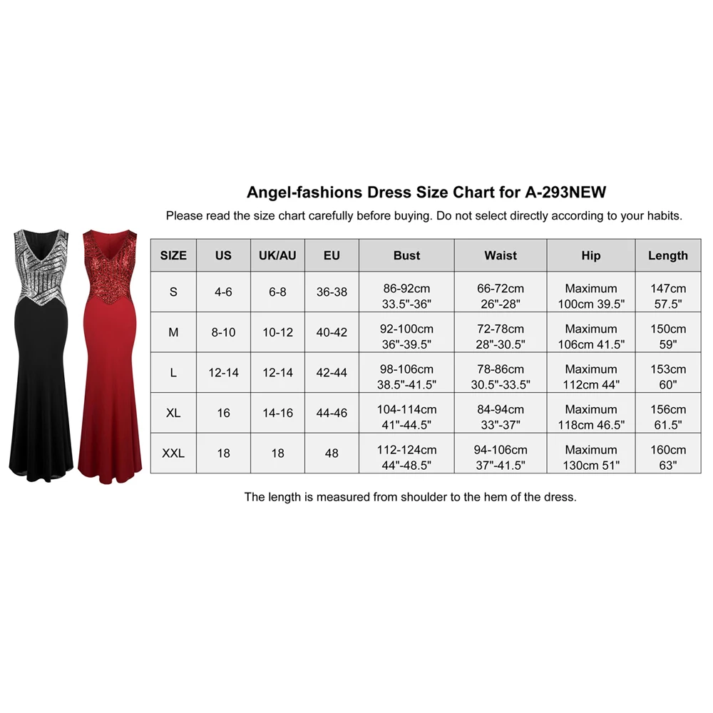 Angel-FASHION V шеи блесток украшенное бисером с юбкой-годе длинное вечернее платье вечерние красные серебряные 293 398