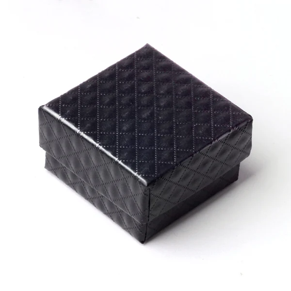 Black 10 шт. квадратная коробка для ювелирных изделий серьги кольца коробки подарок дисплей Черный Красный Ювелирные изделия Органайзер Цена по прейскуранту завода - Цвет: Black