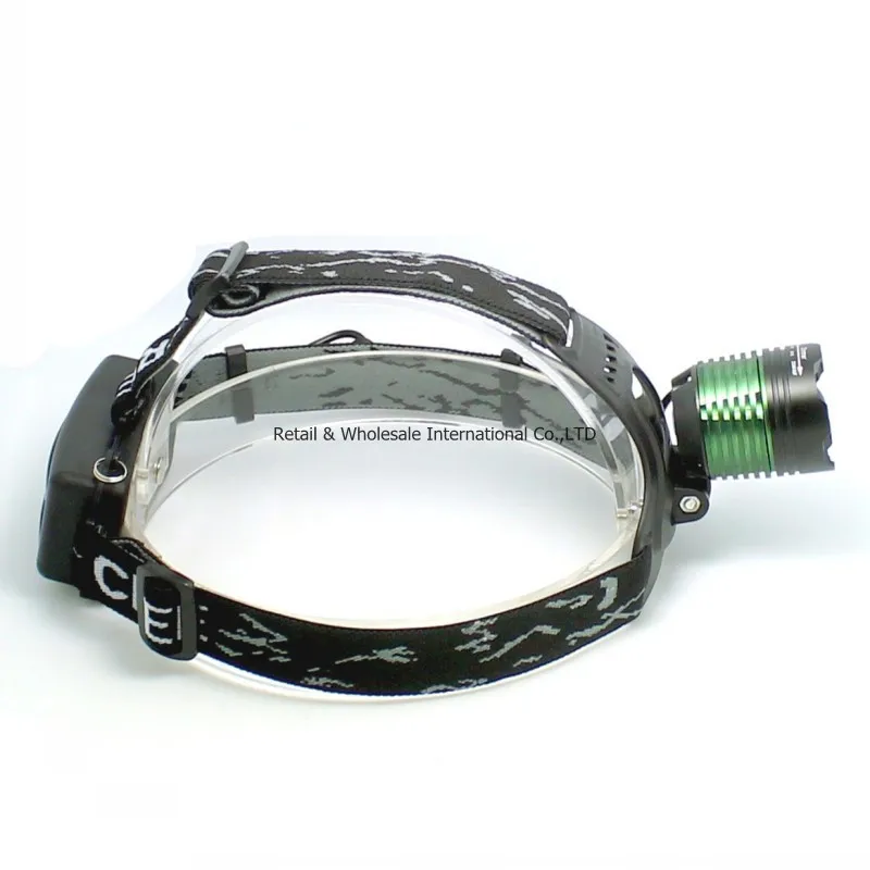 K12 Green 2000Lm High Power XML T6 Rechargeable Headlight Headlamp Head Lamp Light Zoom Adjust Focus For Bicycle Camping Hiking | Освещение