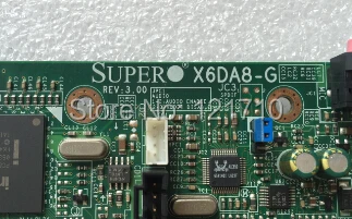 Плата для промышленного оборудования супер X6DA8 G REV 1 3 0 с двумя разъемами xeon 604 и scsi