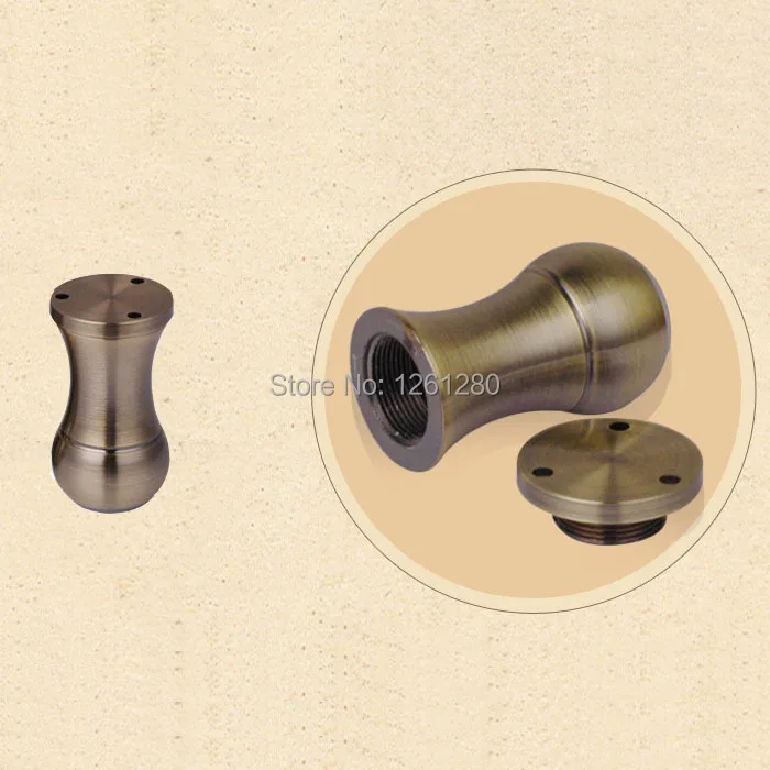 Бесплатная доставка 10 см Космический алюминиевый кронштейн мебель ножная