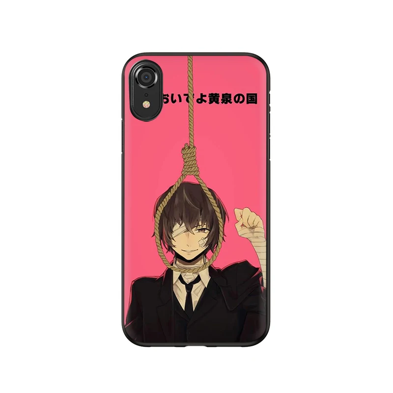 B9 Япония Аниме бангоу страй собаки Dazai Osamu мягкий силиконовый телефон чехол для iPhone 5 5S SE 6 6s 7 8 Plus X XR XS 11 Pro Max - Цвет: B9